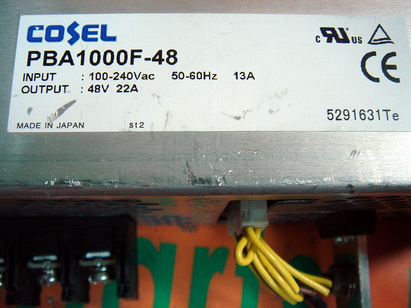 COSEL POWER SUPPLY PBA1000F-48 DC48V / 22A - PLC DCS SERVO Control